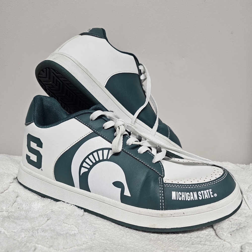 Michigan State University Spartans Athletic Sneakers Men's Size 11